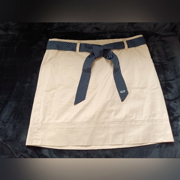 Vineyard Vines Dresses & Skirts - Vineyard Vines Khaki Skirt with Belt